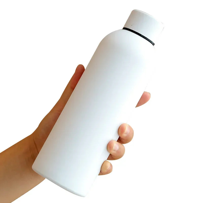 Isolierte Wasserflasche Edelstahl Sport Thermos Flasche Tasse Thermische Tumbler Halten Kalte Heiße Vacumm Flasche Kleine Mund Trinkgeschirr