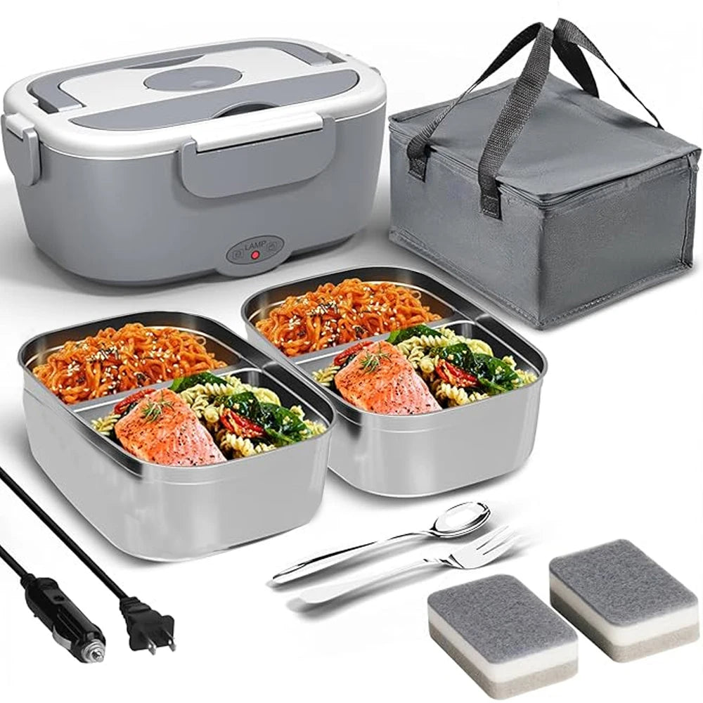 Elektrische Lunch Box Lebensmittel Heizung für Arbeit Lebensmittel Wärmer für Auto LKW Outdoor Container Trinkbare Heizung lunch Box Erwachsene Camping