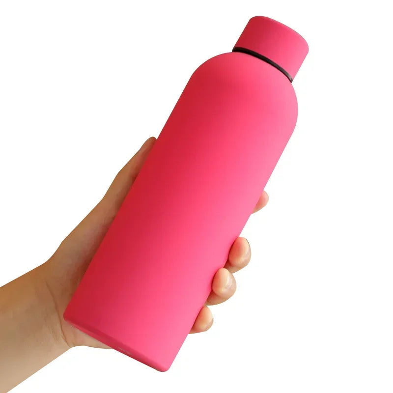 Isolierte Wasserflasche Edelstahl Sport Thermos Flasche Tasse Thermische Tumbler Halten Kalte Heiße Vacumm Flasche Kleine Mund Trinkgeschirr